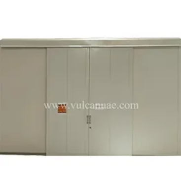Automated Fire Rated Sliding Door – Commercial Steel Construction, Up to 120 Minute Fire Protection, UL/BS Certified, Manual or Motorized Operation, Office, Warehouse Application